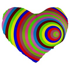 Color 19  Premium Heart Shape Cushion from ArtsNow.com Front