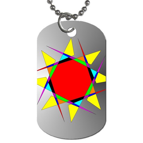 Star Dog Tag (One Sided) from ArtsNow.com Front