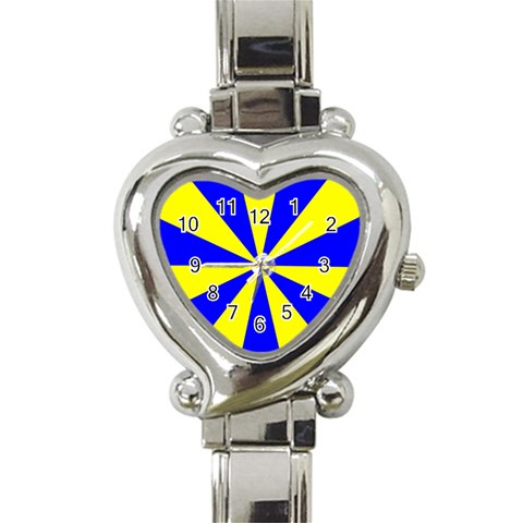 Pattern Heart Italian Charm Watch  from ArtsNow.com Front