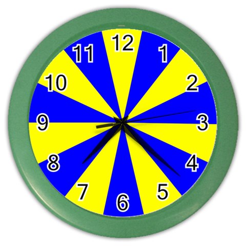 Pattern Wall Clock (Color) from ArtsNow.com Front