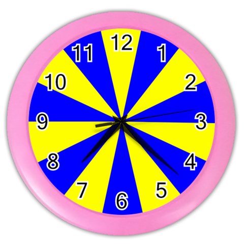 Pattern Wall Clock (Color) from ArtsNow.com Front