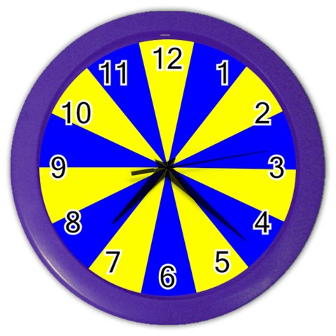 Pattern Wall Clock (Color) from ArtsNow.com Front