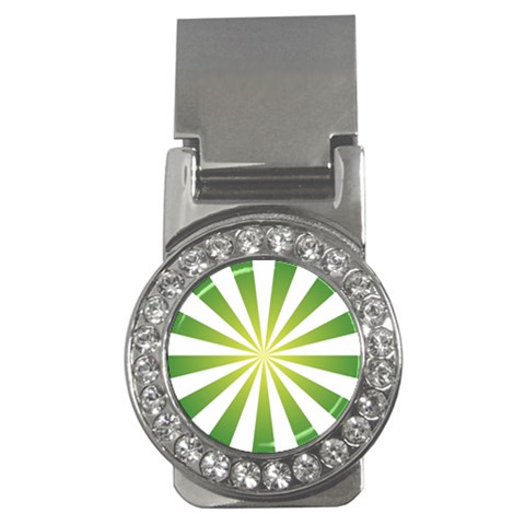 Pattern Money Clip (CZ) from ArtsNow.com Front