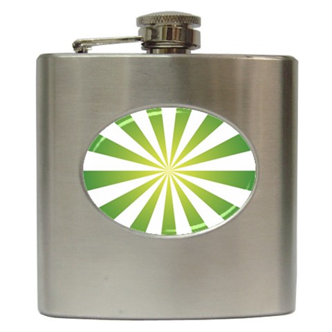 Pattern Hip Flask from ArtsNow.com Front