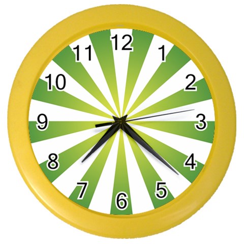 Pattern Wall Clock (Color) from ArtsNow.com Front