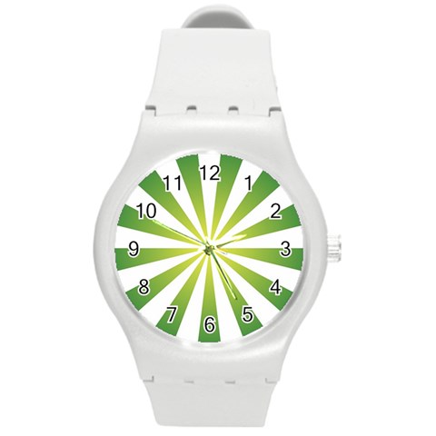 Pattern Plastic Sport Watch (Medium) from ArtsNow.com Front