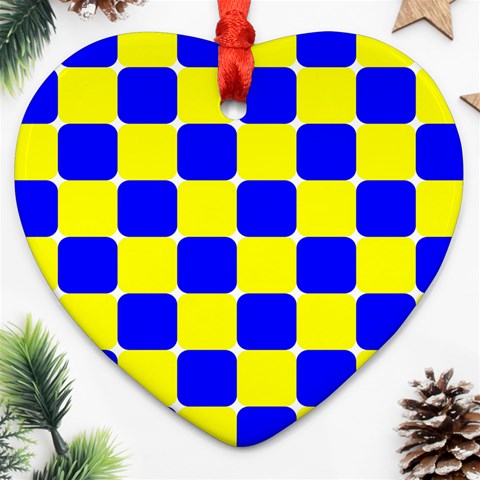 Pattern Heart Ornament from ArtsNow.com Front