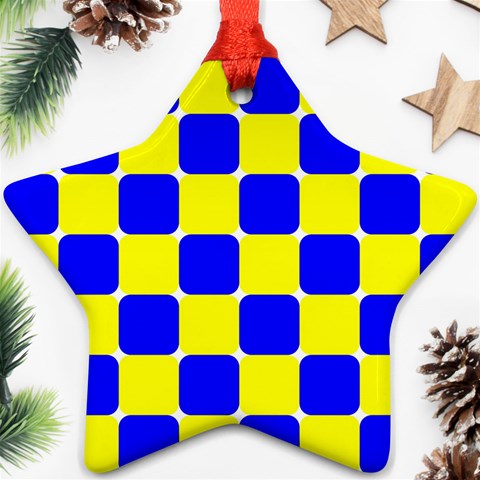 Pattern Star Ornament (Two Sides) from ArtsNow.com Back