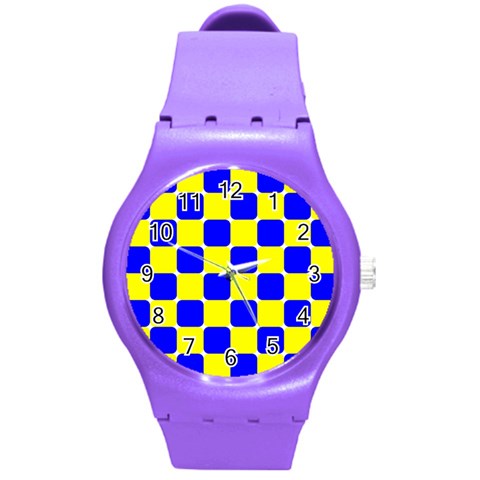 Pattern Plastic Sport Watch (Medium) from ArtsNow.com Front