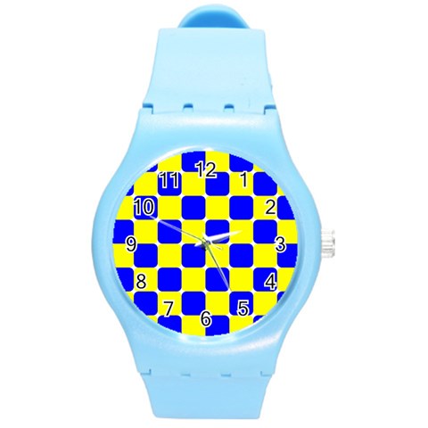 Pattern Plastic Sport Watch (Medium) from ArtsNow.com Front