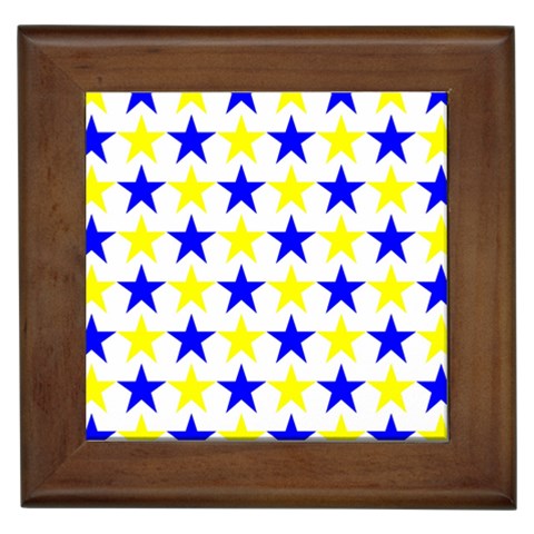 Star Framed Ceramic Tile from ArtsNow.com Front