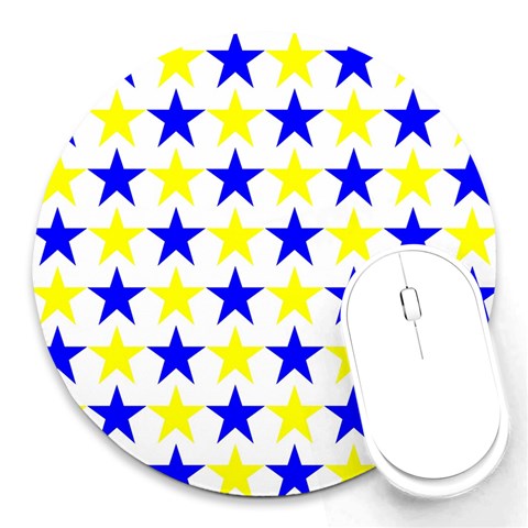 Star 8  Mouse Pad (Round) from ArtsNow.com Front