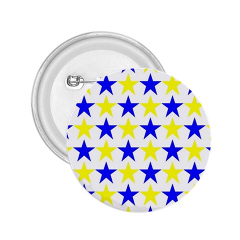 Star 2.25  Button from ArtsNow.com Front