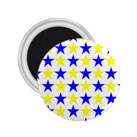 Star 2.25  Button Magnet from ArtsNow.com Front