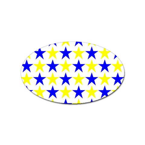 Star Sticker (Oval) from ArtsNow.com Front