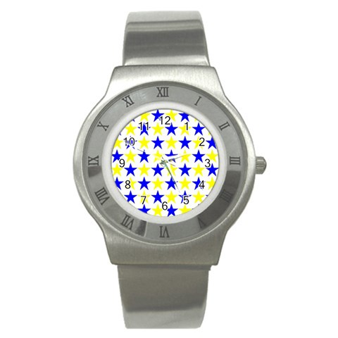 Star Stainless Steel Watch (Slim) from ArtsNow.com Front