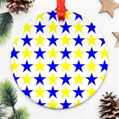 Star Round Ornament (Two Sides) from ArtsNow.com Front