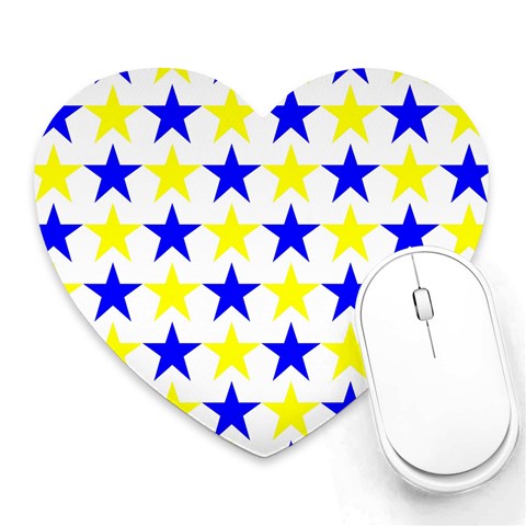 Star Mouse Pad (Heart) from ArtsNow.com Front