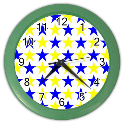 Star Wall Clock (Color) from ArtsNow.com Front