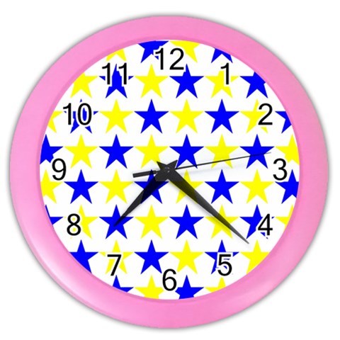 Star Wall Clock (Color) from ArtsNow.com Front