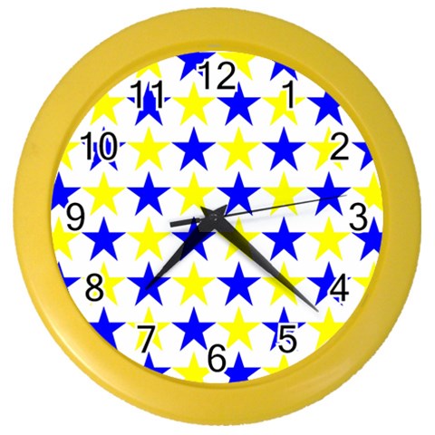 Star Wall Clock (Color) from ArtsNow.com Front