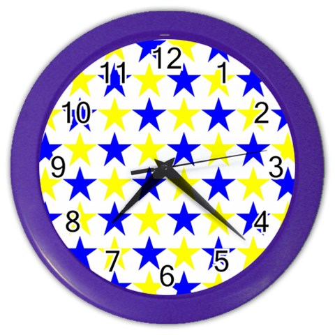 Star Wall Clock (Color) from ArtsNow.com Front