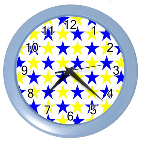 Star Wall Clock (Color) from ArtsNow.com Front