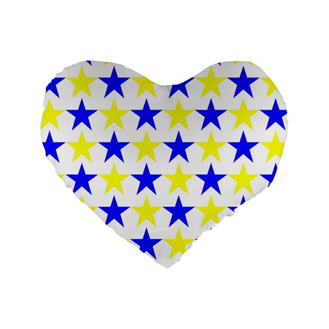 Star 16  Premium Heart Shape Cushion  from ArtsNow.com Front