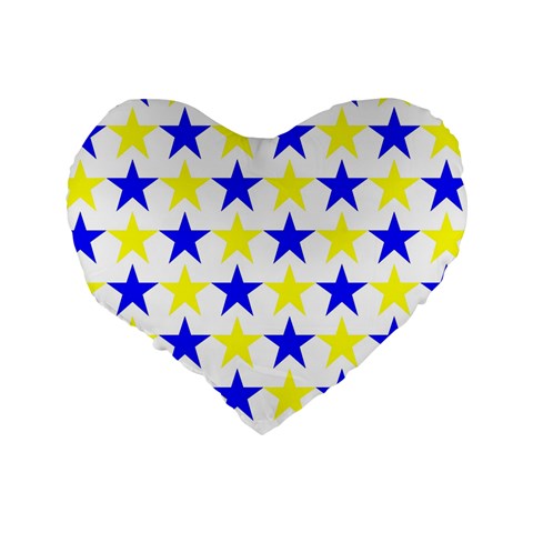 Star 16  Premium Heart Shape Cushion  from ArtsNow.com Back