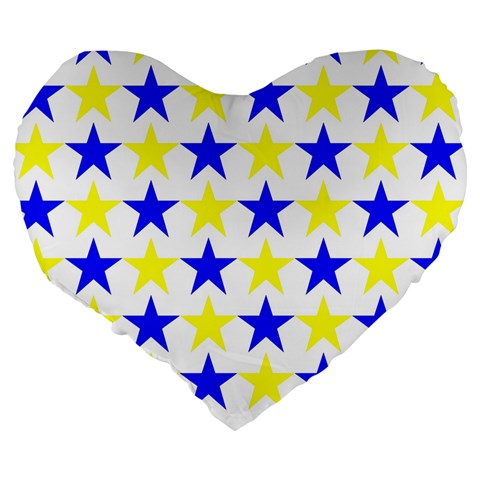 Star 19  Premium Heart Shape Cushion from ArtsNow.com Back