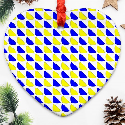 Pattern Heart Ornament from ArtsNow.com Front