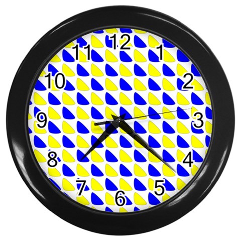 Pattern Wall Clock (Black) from ArtsNow.com Front