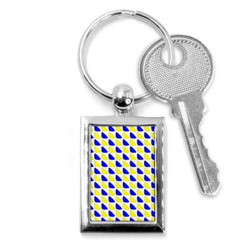 Pattern Key Chain (Rectangle) from ArtsNow.com Front