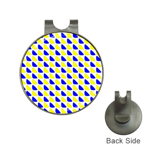 Pattern Hat Clip with Golf Ball Marker from ArtsNow.com Front