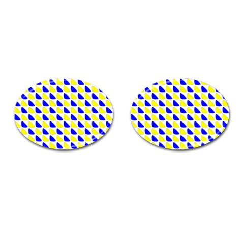 Pattern Cufflinks (Oval) from ArtsNow.com Front(Pair)