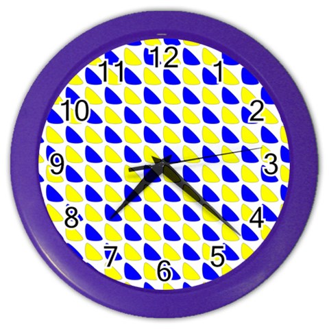 Pattern Wall Clock (Color) from ArtsNow.com Front