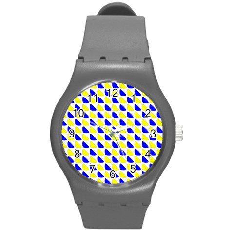 Pattern Plastic Sport Watch (Medium) from ArtsNow.com Front