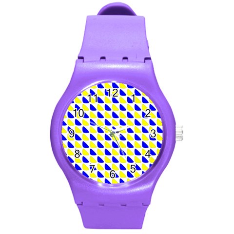 Pattern Plastic Sport Watch (Medium) from ArtsNow.com Front