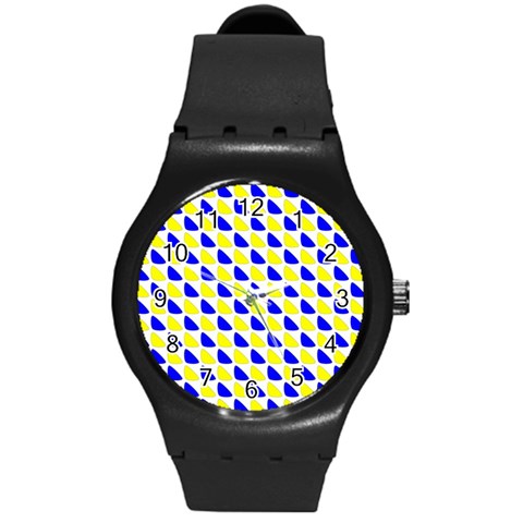 Pattern Plastic Sport Watch (Medium) from ArtsNow.com Front