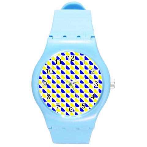 Pattern Plastic Sport Watch (Medium) from ArtsNow.com Front