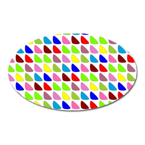 Pattern Magnet (Oval) from ArtsNow.com Front