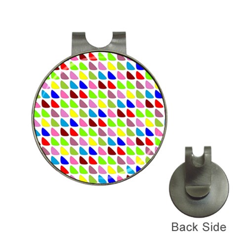 Pattern Hat Clip with Golf Ball Marker from ArtsNow.com Front