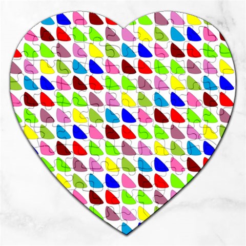 Pattern Jigsaw Puzzle (Heart) from ArtsNow.com Front