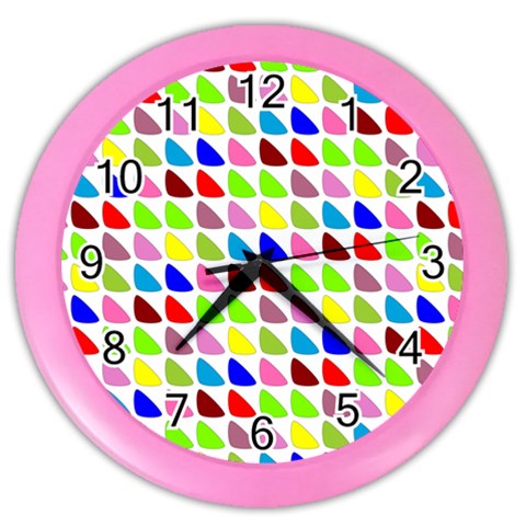 Pattern Wall Clock (Color) from ArtsNow.com Front