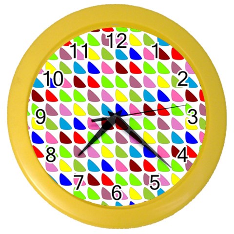 Pattern Wall Clock (Color) from ArtsNow.com Front