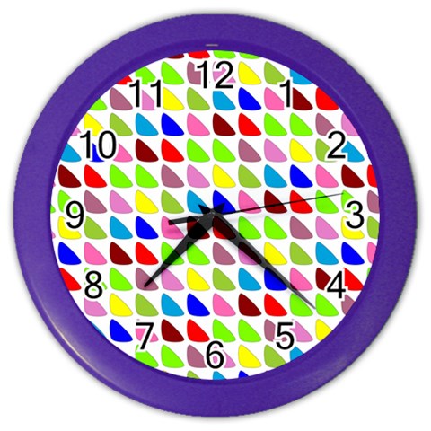 Pattern Wall Clock (Color) from ArtsNow.com Front