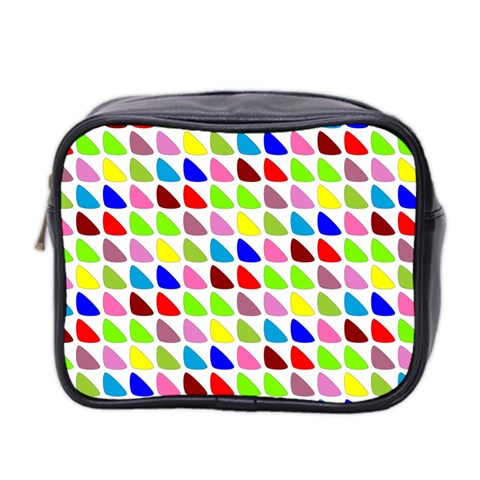 Pattern Mini Travel Toiletry Bag (Two Sides) from ArtsNow.com Front