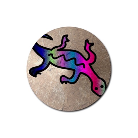 Lizard Drink Coasters 4 Pack (Round) from ArtsNow.com Front