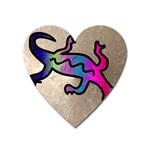 Lizard Magnet (Heart)