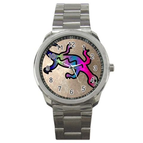 Lizard Sport Metal Watch from ArtsNow.com Front